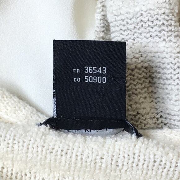 Calvin Klein Gray Long Sleeve Striped Sweater Size XXL - Picture 5 of 5